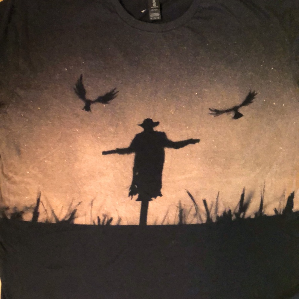 Handmade bleach painted. Scarecrow/Jeepers Creepers